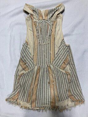 Free People sleeveless hooded tunic